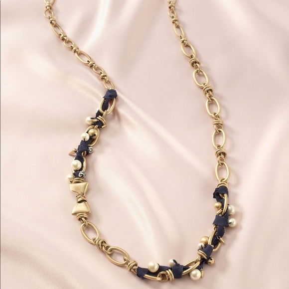 Stella & Dot French Twist Ribbon Necklace - Picture 6 of 8